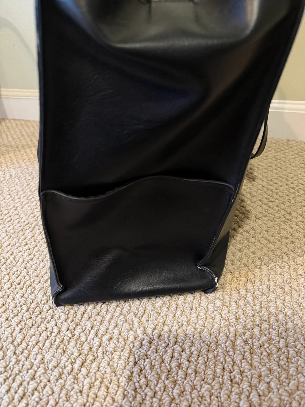 BEIS Black Work Tote Removable Shoulder Strap
